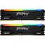 Модуль памяти Kingston FURY Beast RGB <KF437C19BB2AK2/16> DDR4 2x 8 Гб <PC4-29900>, вид сверху