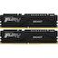 Модуль памяти Kingston Fury Beast Black Expo <KF560C30BBEK2-16> DDR5 2x 8 Гб <PC5-48000>, вид сверху