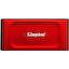 Kingston SXS1000R/1000G Твердотельный накопитель/ Kingston External SSD XS1000, 1000GB, Type-C/A, USB 3.2 Gen 2, R/W, вид сверху