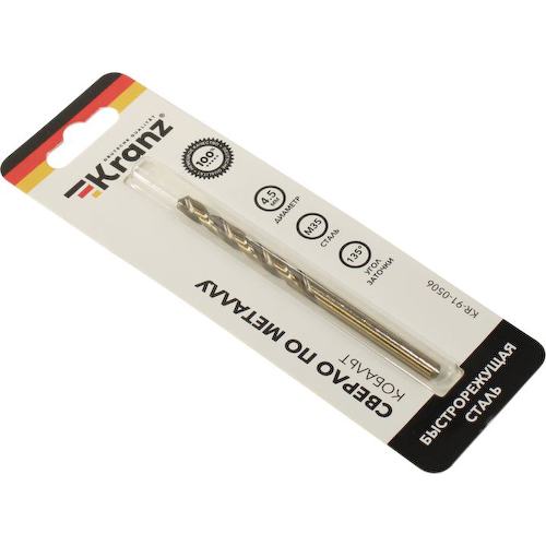 Сверло по металлу Kranz KR-91-0506