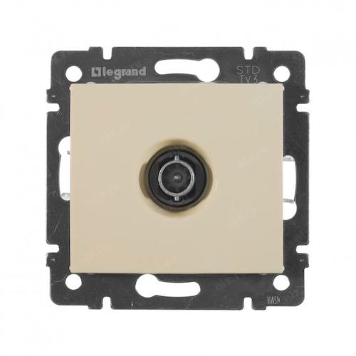 Розетка TV Legrand Valena Classic ТВ розетка - Valena - проходная - 14 дБ - 2400 МГц - слоновая кость