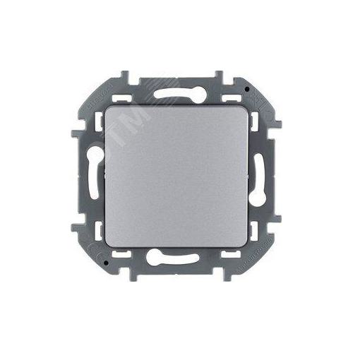 Legrand 673652 Переключатель одноклавишный INSPIRIA 10 AX 250 В~ алюминий (673652)