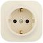 Розетка силовая Legrand Quteo 782250, вид спереди
