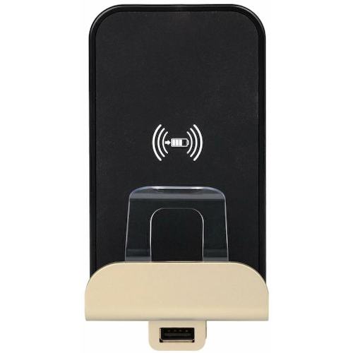 Зарядное устройство Legrand 672337 Etika - беспроводное Qi 1А с доп. разьемом USB A 5В 2,4А. Цвет Слоновая кость