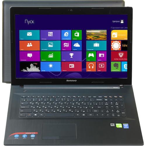 Ноутбук Lenovo G G70-80 <80FF004SRK> (Intel Pentium 3805U, 4 ГБ, 1 Тб HDD, GeForce<sup>®</sup> 920M (64 бита), WiFi, Bluetooth, Win8, 17")