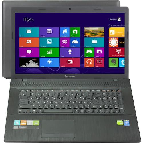 Ноутбук Lenovo G G710 <59434373> (Intel Core i7 4702MQ, 4 ГБ, 1 Тб HDD, GeForce<sup>®</sup> 820M (64 бита), WiFi, Bluetooth, Win8, 17")