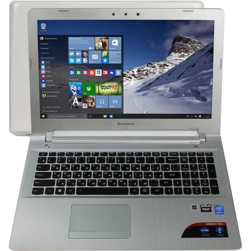 Ноутбук Lenovo Z Z51-70 <80K6017DRK> (Intel Core i7 5500U, 16 ГБ, 1 Тб HDD, Radeon R9 M375 (128 бит), WiFi, Bluetooth, Win10, 15")