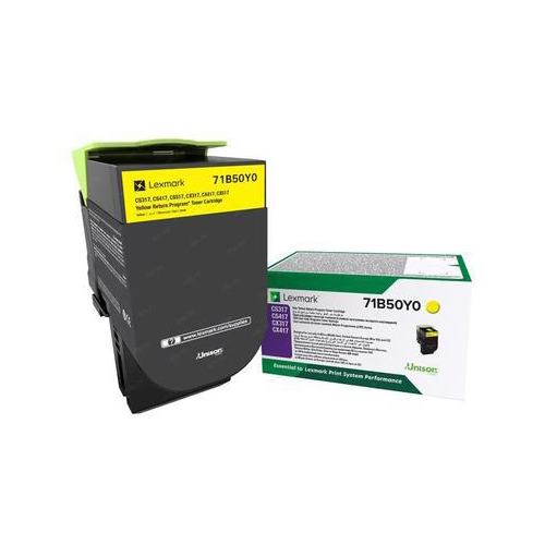 Картридж Lexmark 71B50Y0 (желтый), 1 шт.