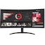 34" (86.4 см) LG 34WR50QK-B.ARUZ, вид спереди