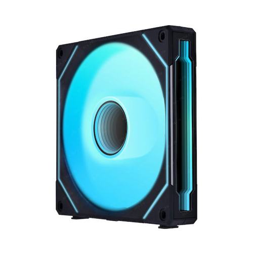 Lian Li UNI FAN SL-INF 140 Reverse Black /140x140x25мм (PWM, ARGB, 200-1600 об/мин, 28,6dBa) / G99.14RSLIN1B.R0