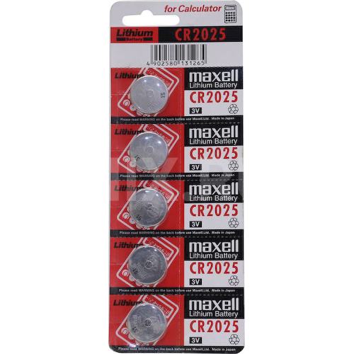 Батарейки CR2025 Maxell CR2025-5 5 шт.