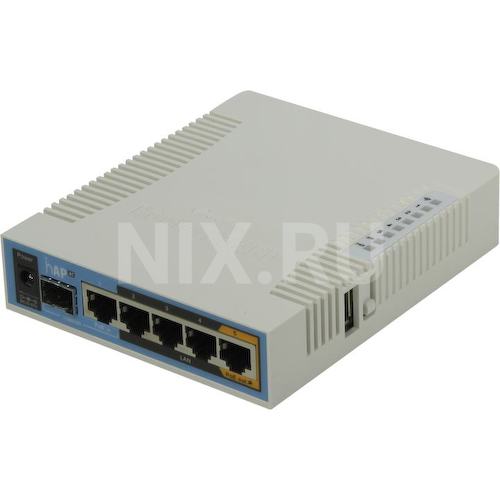 Точка доступа MikroTik RouterBOARD hAP ac <RB962UiGS-5HacT2HnT>