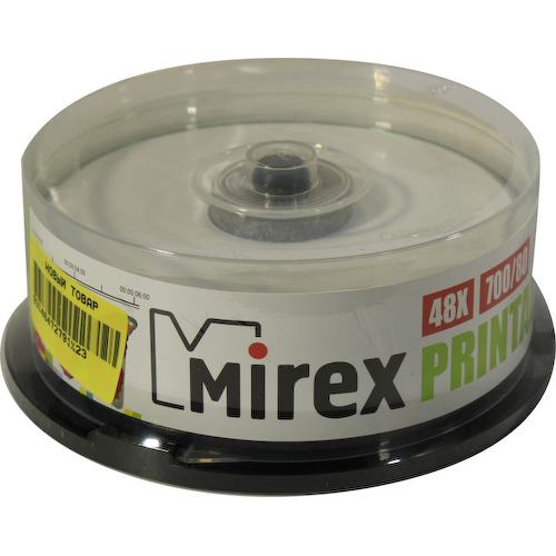 Диск CD-R Mirex 200932 25 шт