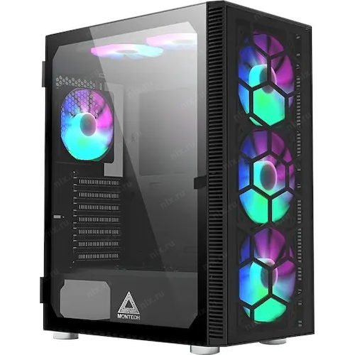 Miditower Montech <X3 Black> ATX без БП
