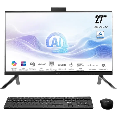 Моноблок MSI Modern AM273Q AI 1UM-047XRU <9S6-AF0112-047> Core Ultra 5 125U/16 Гб/512 Гб SSD/Wi-Fi/noOS/27" (68.6 см)