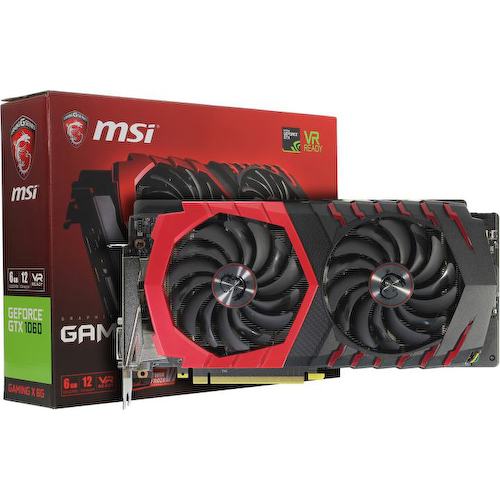 Игровая видеокарта MSI GAMING X GTX 1060 GAMING X 6G 6 Гб GDDR5