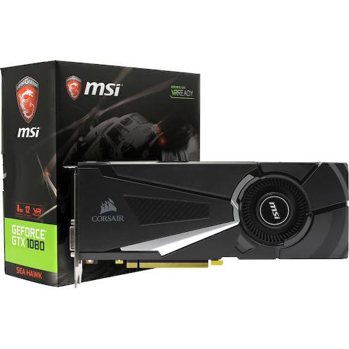 Игровая видеокарта MSI SEA HAWK X GTX 1080 SEA HAWK X 8 Гб GDDR5X
