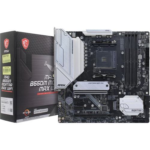 Материнская плата Socket AM4 MSI MAG B550M MORTAR MAX WIFI 4DDR4 MicroATX