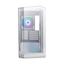 Корпус Minitower MSI MAG Pano M100R PZ WHITE MicroATX с разъемами на обратной стороне без БП с окном, вид спереди