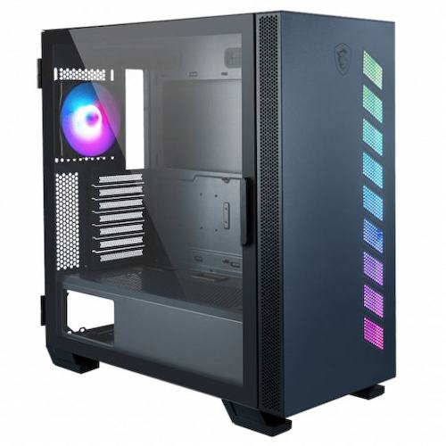 Корпус Miditower MSI MAG VAMPIRIC 300R PACIFIC BLUE ATX без БП с окном