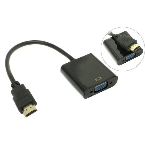 HDMI -> VGA Переходник NoName HDMI to VGA 0.2 м.