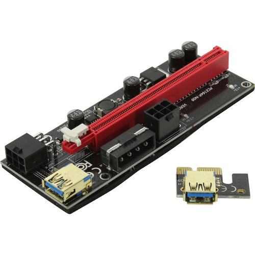 USB Riser (PCI-Ex1M - > PCI-Ex16F) NoName PCE164P-N08 Ver009S