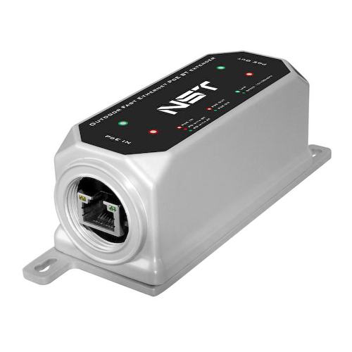NST NS-EX-1FP/W Уличный PoE удлинитель 10M/100M Fast Ethernet до 500м (до 22W)