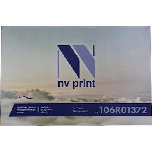 Картридж черный (или контейнер с черными чернилами) NV-Print 106R01372
