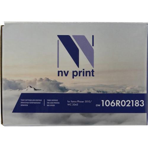Картридж черный (или контейнер с черными чернилами) NV-Print 106R02183
