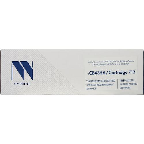 Картридж черный (или контейнер с черными чернилами) NV-Print CB435A/Cartridge 712