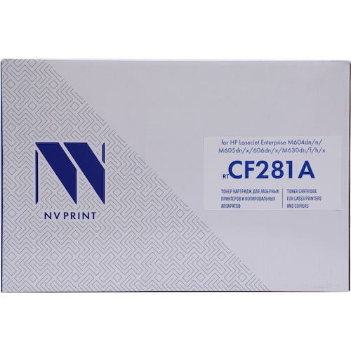 Картридж черный (или контейнер с черными чернилами) NV-Print CF281A