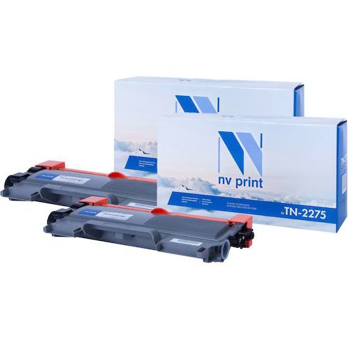 Картридж черный (или контейнер с черными чернилами) NV-Print NV-TN-2275T-SET2, 2 шт.