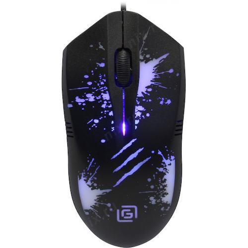 Проводная Мышь OKLICK Optical Mouse 399M STIGMA (USB, 3btn, 1000 dpi)