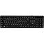 Клавиатура OKLICK K733 Black, вид сверху