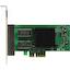 Orient <XWT-INT350L4V2PE4> Сетевая карта 1 Гбит/с (4 x 1 Гбит/с, PCI Express), вид сверху