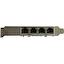 Orient <XWT-INT350L4V2PE4> Сетевая карта 1 Гбит/с (4 x 1 Гбит/с, PCI Express), вид спереди