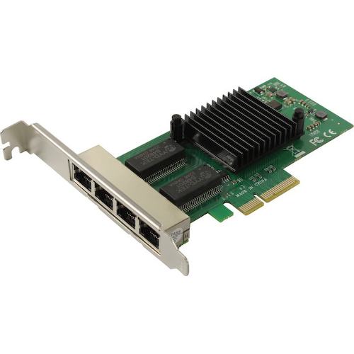 Orient <XWT-INT350L4V2PE4> Сетевая карта 1 Гбит/с (4 x 1 Гбит/с, PCI Express)