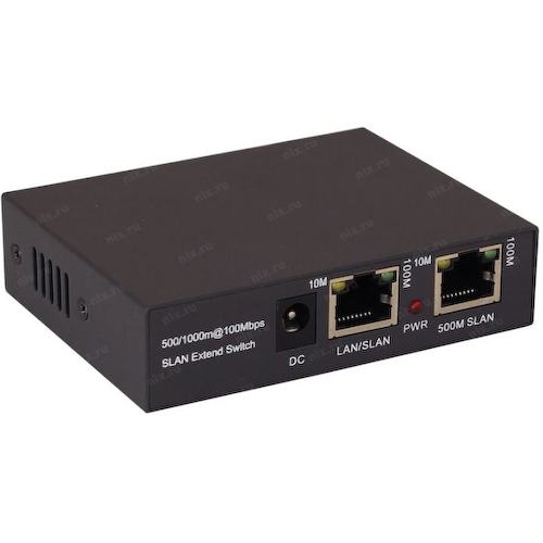 Удлинитель OSNOVO E-IP1(800m) Fast Ethernet до 800м. Промежуточное устройство между двумя TR-IP1(800m)