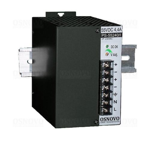 OSNOVO PS-55240/I Промышленный блок питания. DC55V, 4,4A (240W). Диапазон входных напряжений: AC195-265V