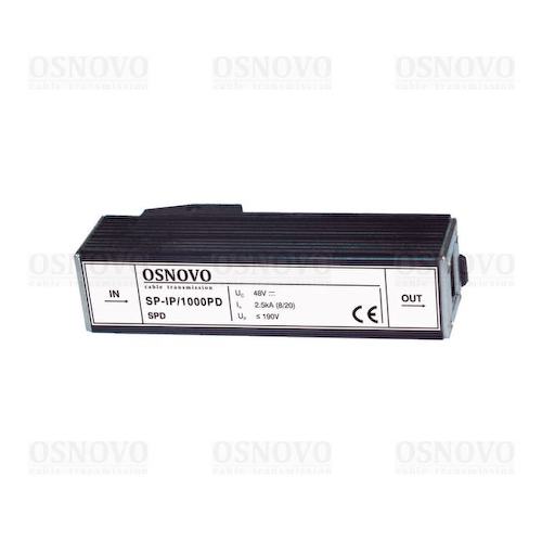 OSNOVO SP-IP/1000PD Грозозащита, с защитой линий РоЕ, монтаж на DIN-рейку
