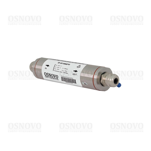 OSNOVO SP-IP/1000PW Грозозащита/ OSNOVO Уличная грозозащита гигабитной ЛВС с защитой линий PoE (af/at, методы A + B