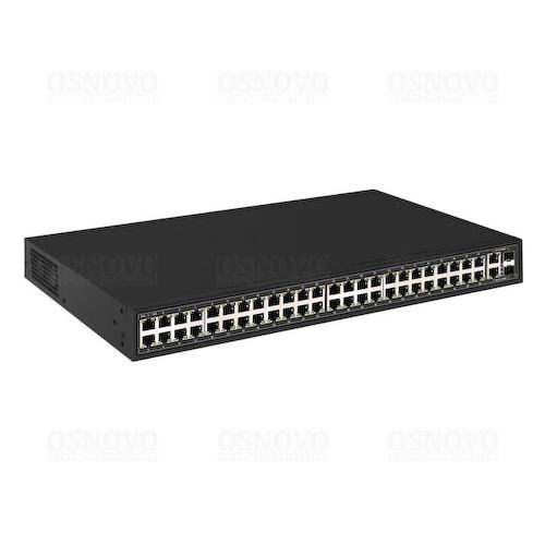 OSNOVO <SW-64822(700W)> Неуправляемый коммутатор (2 x 1 Гбит/с + 18 x 100 Мбит/с, 2 x SFP)