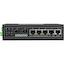 OSNOVO <SW-70402/ILS> Управляемый коммутатор (6 x 1 Гбит/с + 8 x 100 Мбит/с, 4 x SFP), вид спереди