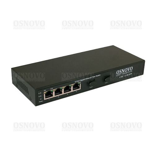 OSNOVO <SW-7042> Неуправляемый коммутатор (6 x 1 Гбит/с, 2 x SFP)