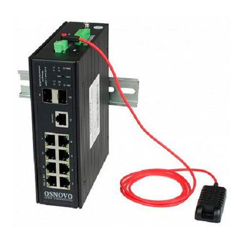 OSNOVO <SW-80802/ILS(PORT 90W,300W)> Управляемый коммутатор (8 x 1 Гбит/с, 2 x SFP)