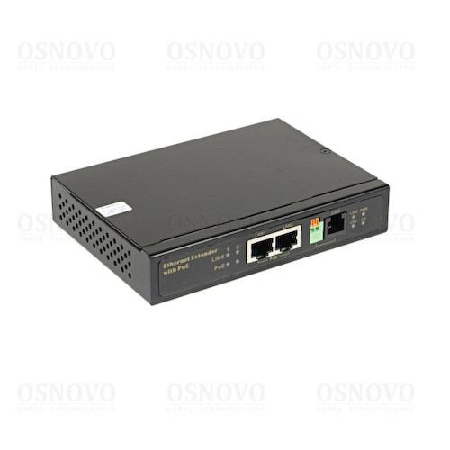 OSNOVO <TR-IP2POE> Удлинитель VDSL2 (2 x 100 Мбит/с)