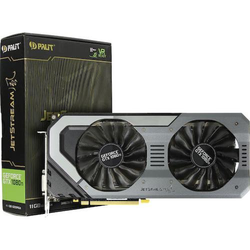 Игровая видеокарта Palit JetStream GTX1080Ti GeForce<sup>®</sup> GTX 1080 Ti 11 Гб GDDR5X