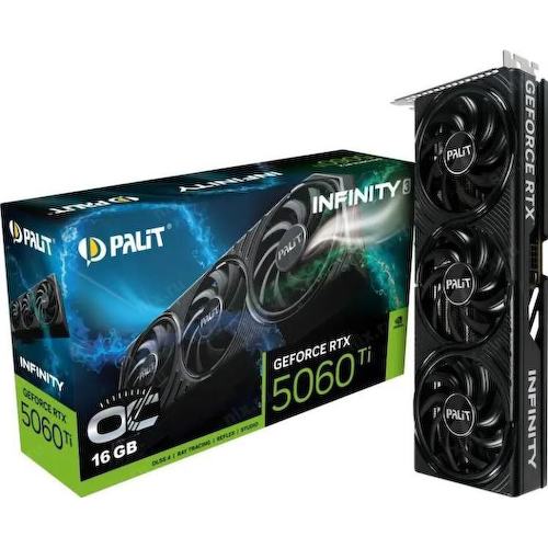 Palit Infinity 3 NE7506TS19T1-GB2061S GeForce<sup>®</sup> RTX 5060 Ti OC 16 Гб GDDR7