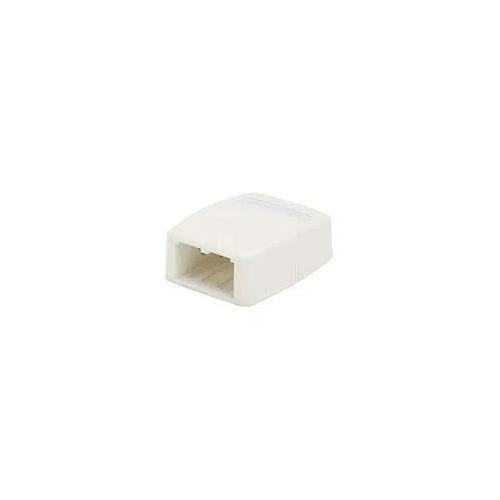 Panduit CBXS2AW-A Коробка накладная со шторками для 2 мод. MiniCom, аркт.бел./ Surface Mount Box, 2 Port, Shuttered