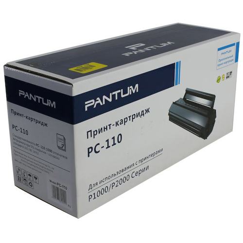 Картридж черный (или контейнер с черными чернилами) Pantum PC-110